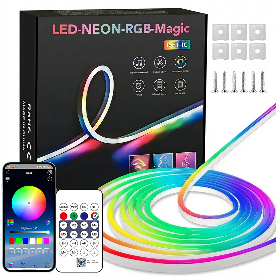 Home Decor App Free - Strip LED Neon RGB Bluetooth 1-10m