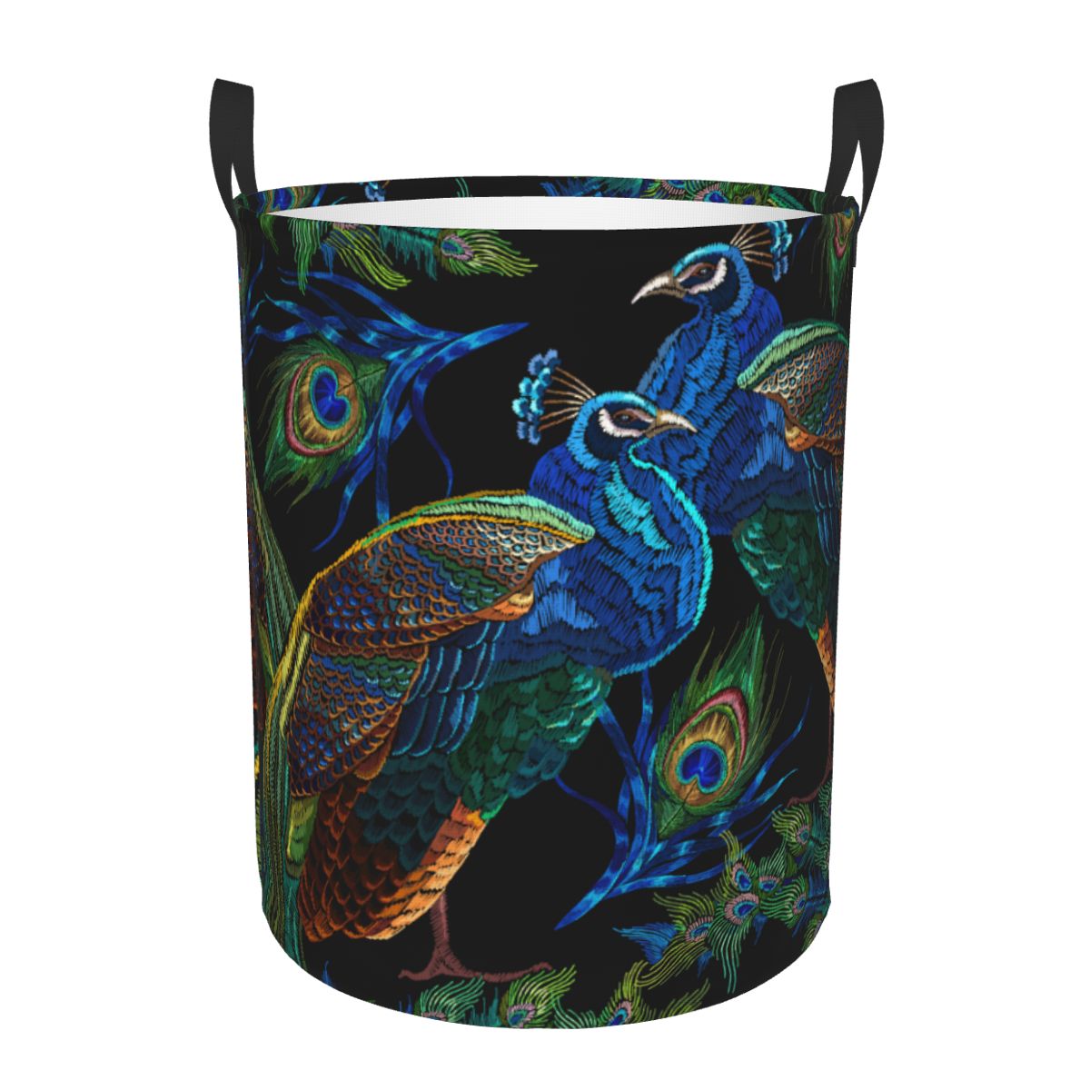 Home Decor Hampers - Keranjang Penyimpanan Keranjang Cucian Bundar Pola