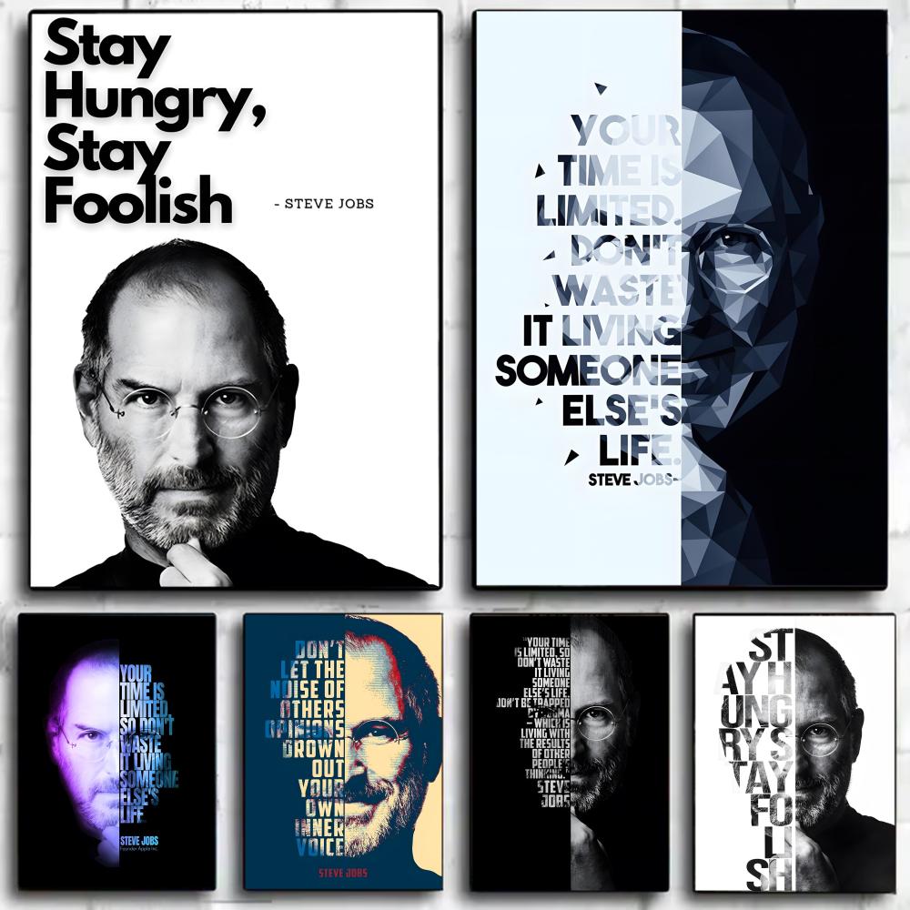 Home Decor Jobs - S_Steve J_Jobs Kutipan Sukses Poster Seni