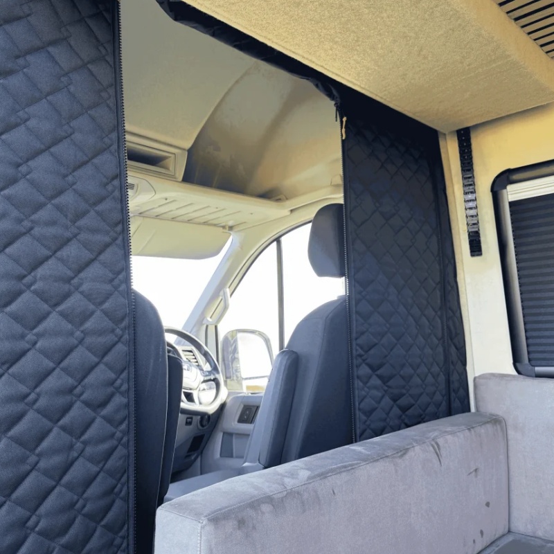 Blackout Curtains - Tirai Pembatas Kabin Terisolasi Untuk Fiat