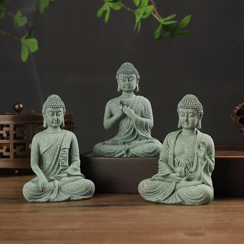 Home Decor Zen - Patung Taman Buddha Dekorasi Tangki Ikan