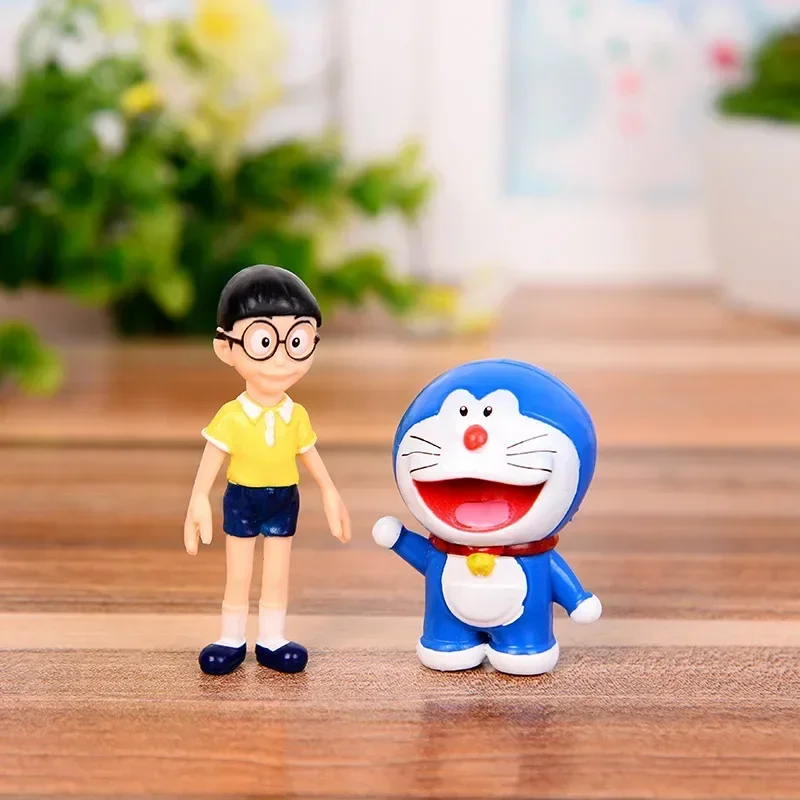 Home Decor Games - 5pcs Doraemon Dekorasi Kue Rumah Kreatif