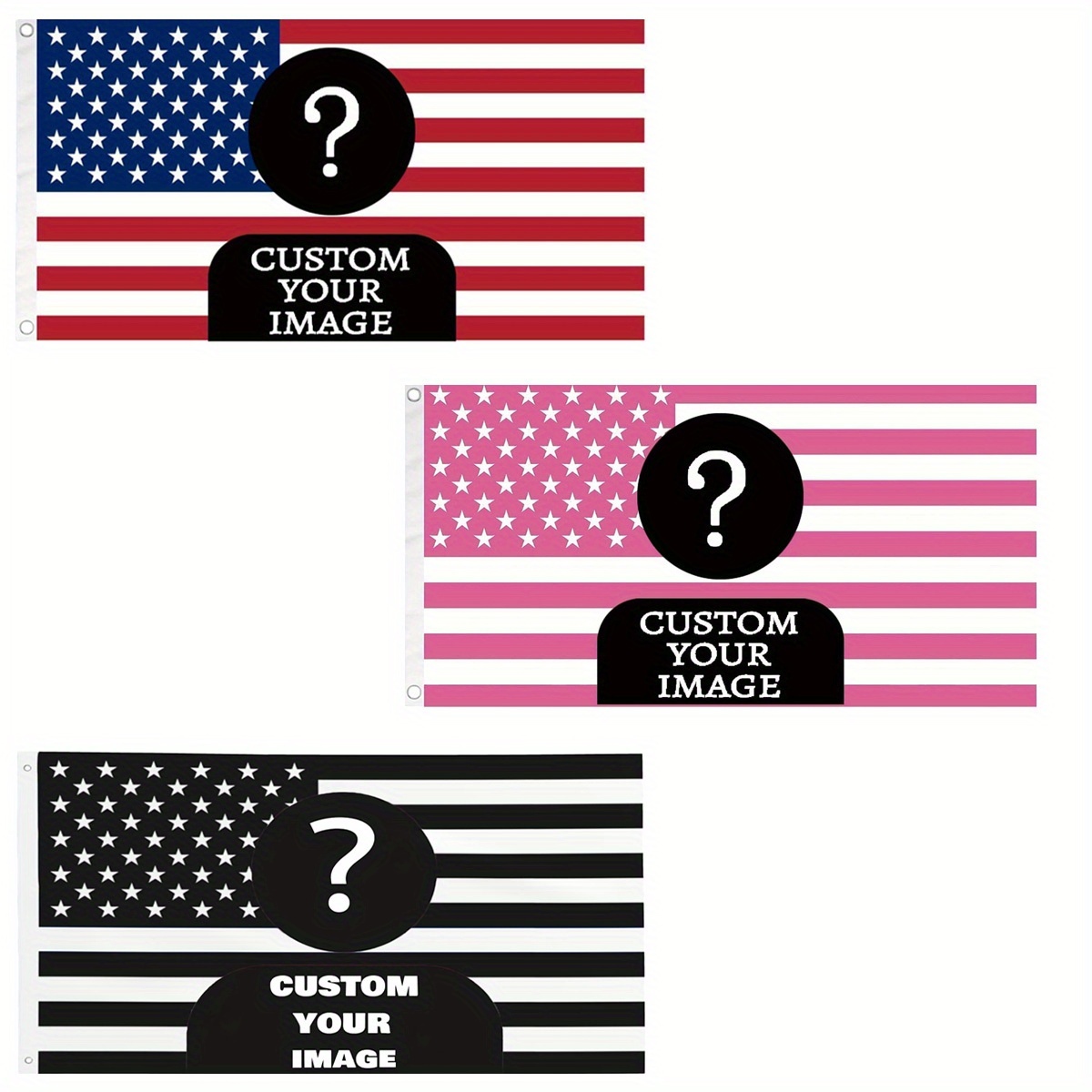 Home Decor Fabric - 1 Buah Bendera Amerika Klasik Kustom