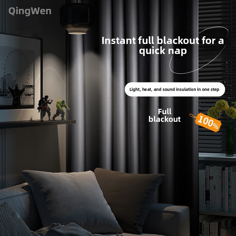 Blackout Curtains - Gorden Blackout Tebal Anti-Suara, Anti-Matahari, dan