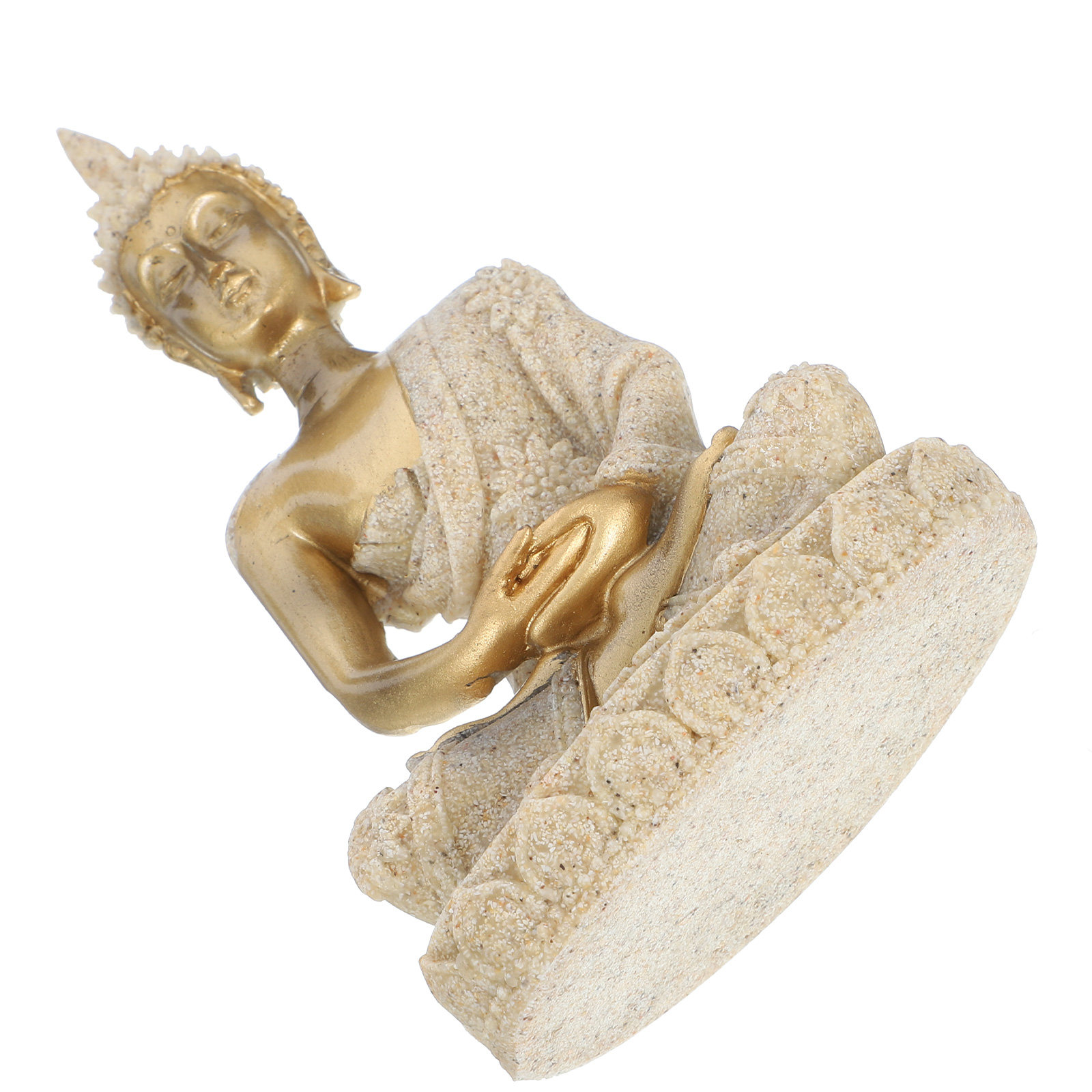 Home Decor Zen - Patung Buddha Resin Retro Ukuran Kompak