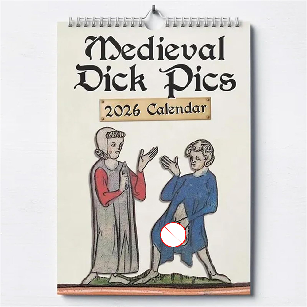 Home Decor Medieval - Kalender 2026 Baru Ilustrasi Abad Pertengahan