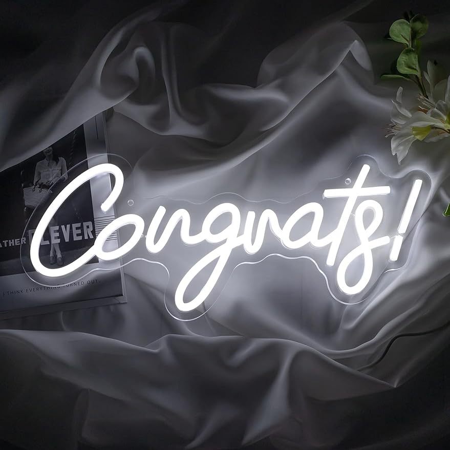 Home Decor Jobs - Lampu LED Neon Sign Selamat untuk