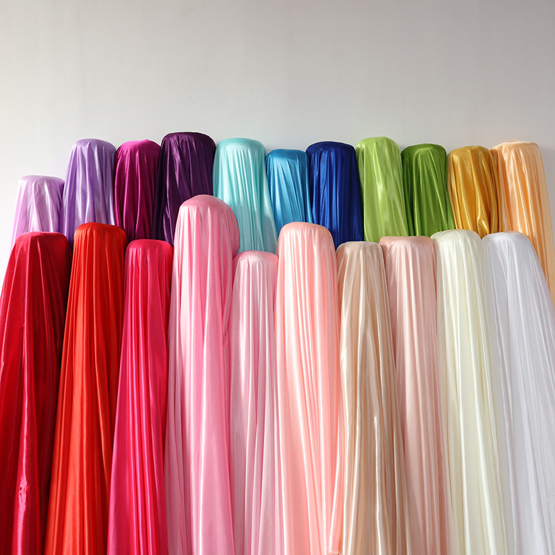 Home Decor Fabric - Kain Satin Sutra Es Mutiara Elastis