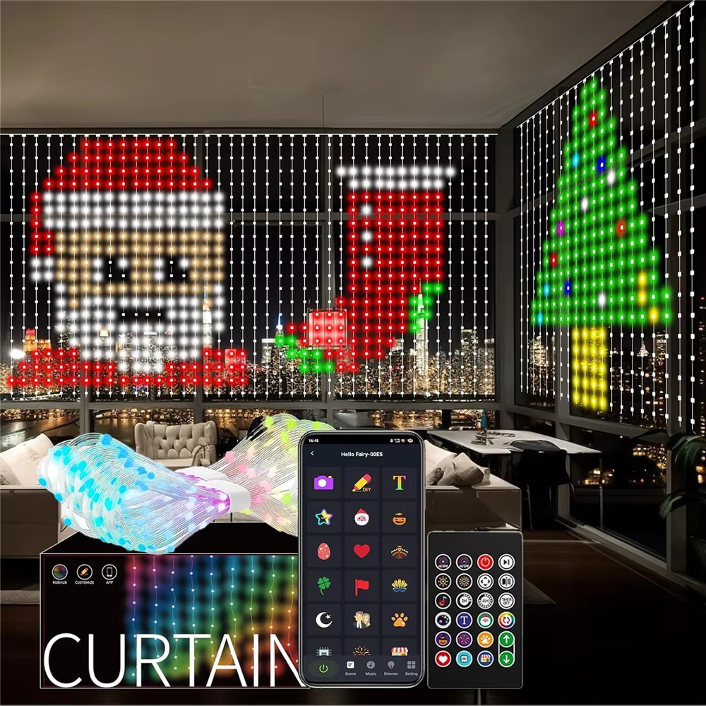 Home Decor App Free - Lampu Tirai Piksel RGB Pintar Kontrol