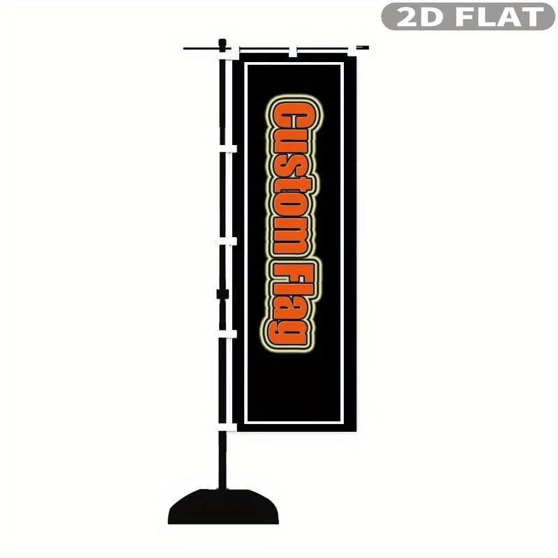 Home Decor Fabric - 1 Buah Bendera Nobori Kustom Datar