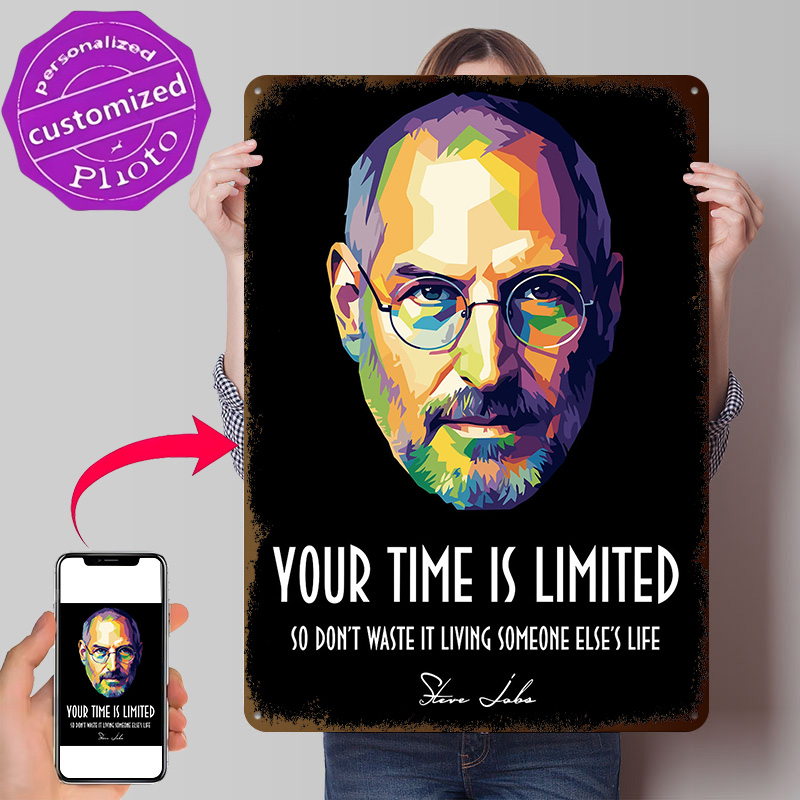Home Decor Jobs - Poster Dinding Logam Bertekstur 3D Personalisasi