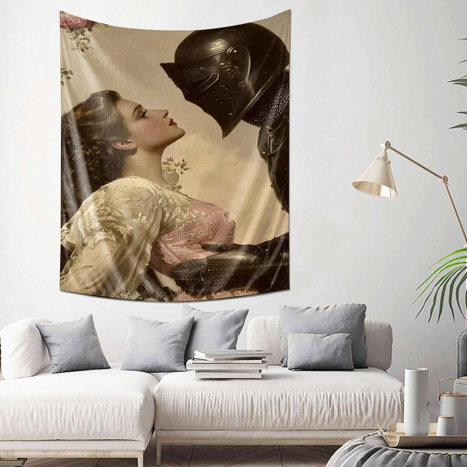 Home Decor Medieval - Permadani Ksatria dan Wanita Elegan Seni
