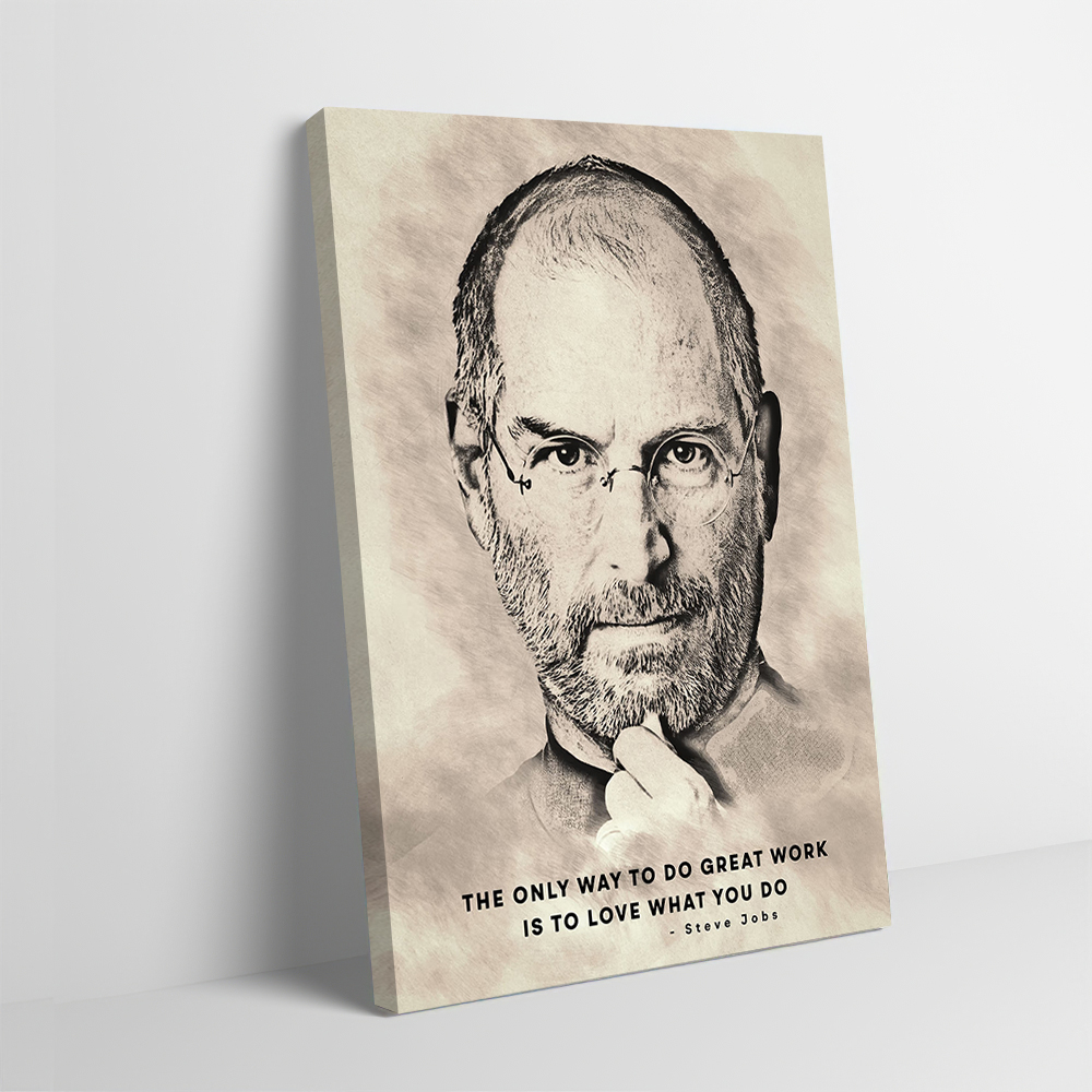 Home Decor Jobs - Poster Cetak Kutipan Terkenal Steve Jobs