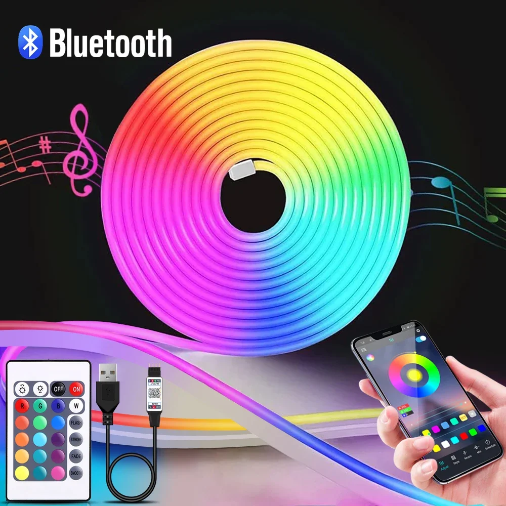 Home Decor App Free - Lampu Strip LED Neon RGB 1-5m