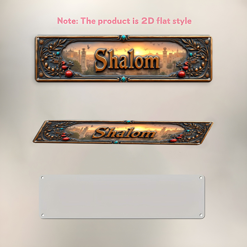 CIFBUY Vintage Shalom Hebrew A - Home Decor Living ulasan dan harga