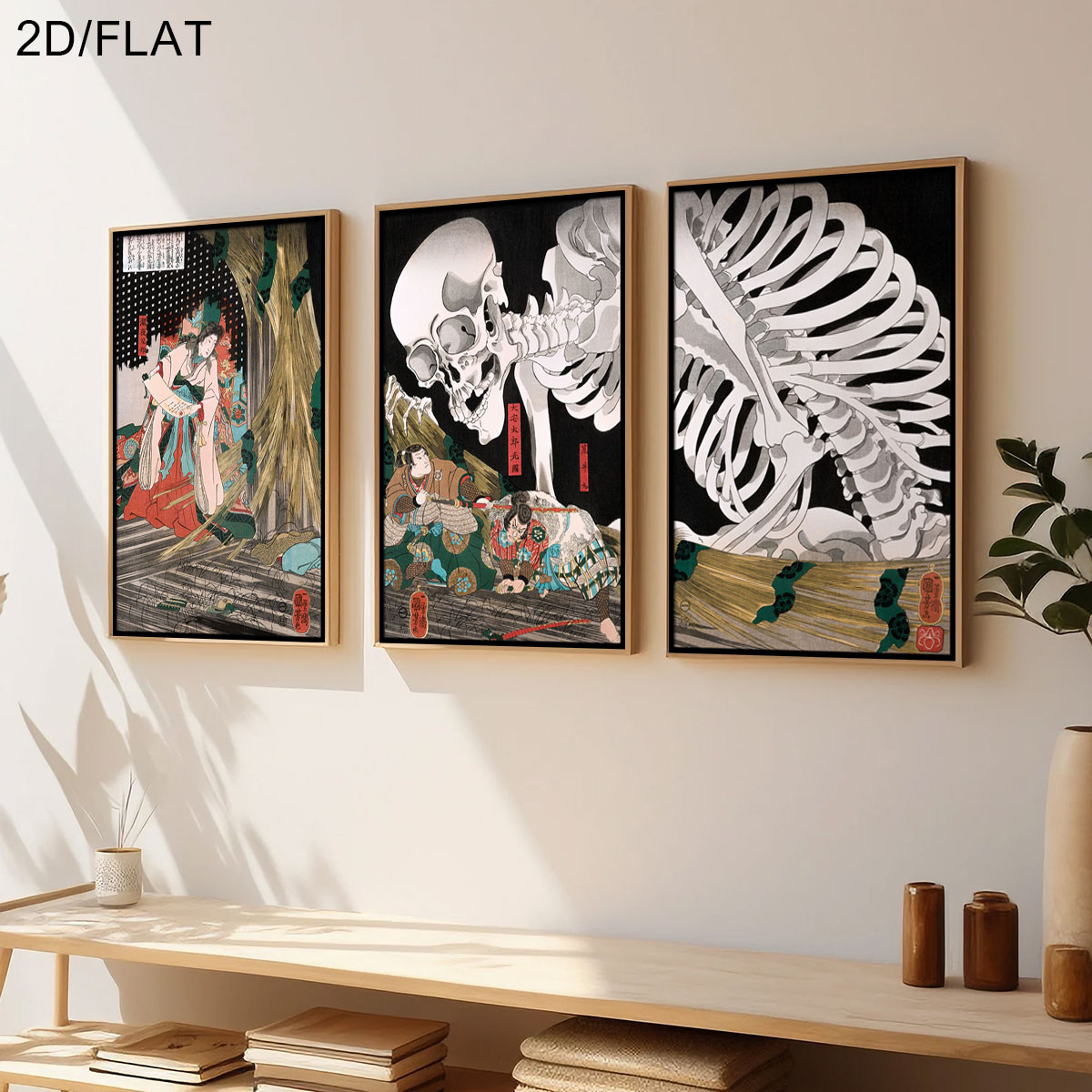 3 Buah Seni Dinding Kanvas Tak - Home Decor Trends ulasan dan harga