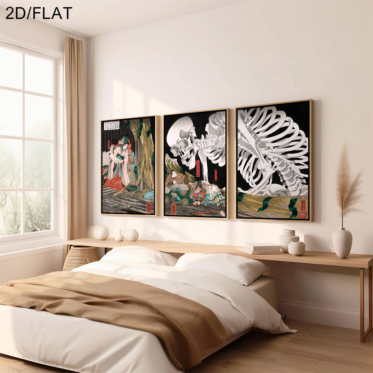 3 Buah Seni Dinding Kanvas Tak - Home Decor Trends ulasan dan harga