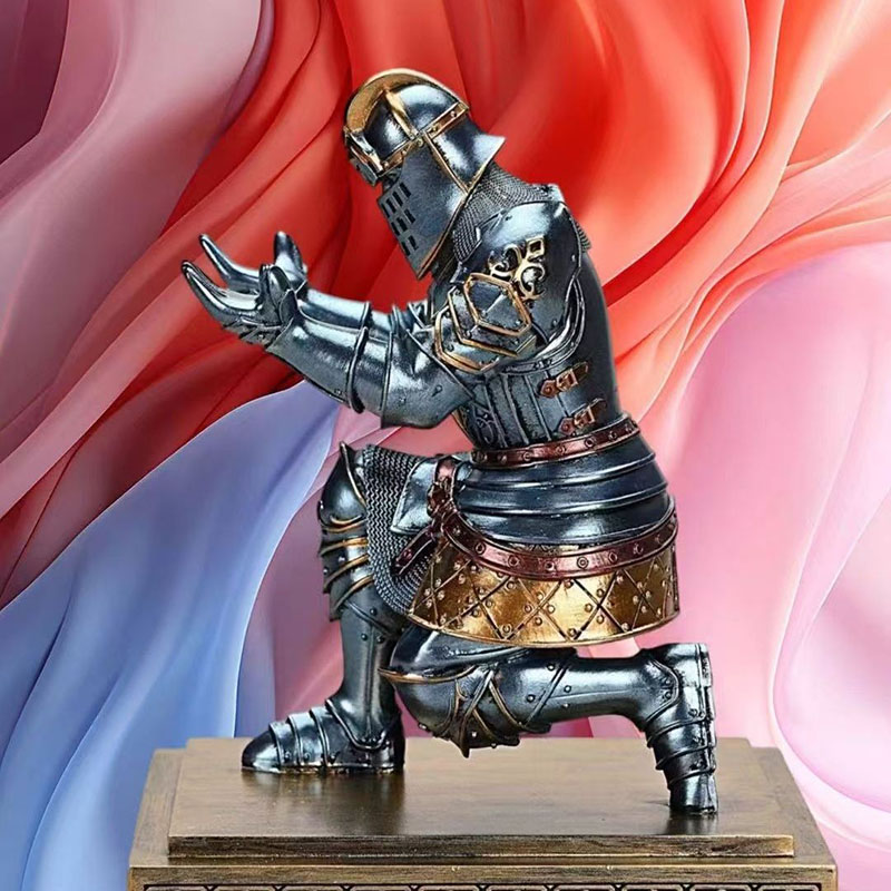 Patung Penyangga Pena Ksatria  - Home Decor Medieval ulasan dan harga