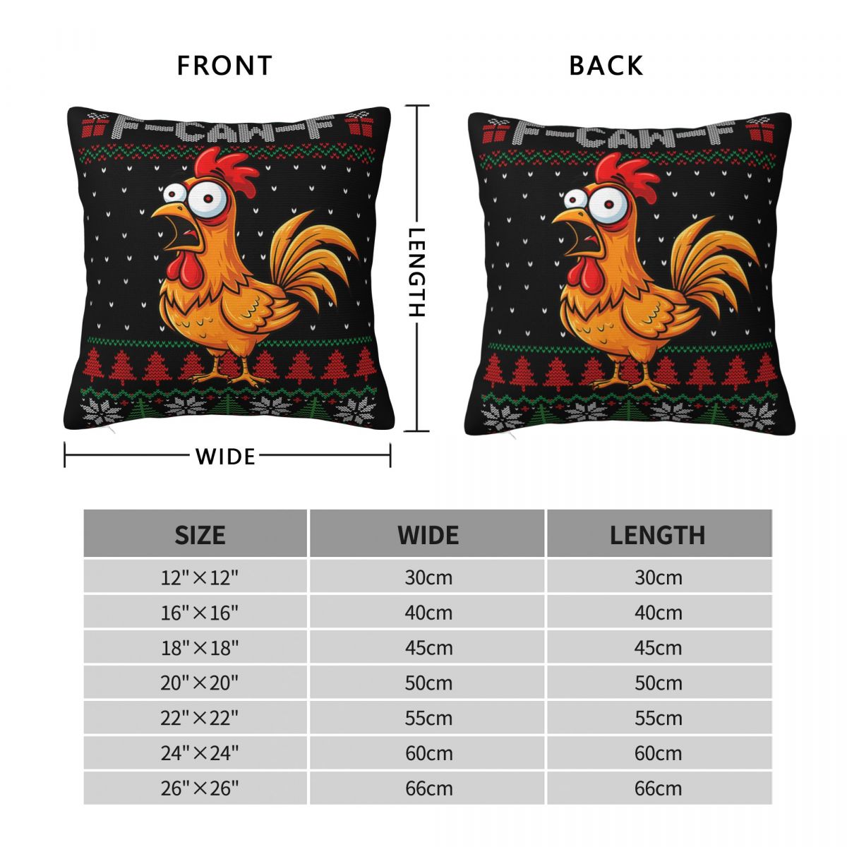 F-Caw-F Sarung Bantal Natal de - Home Decor Quotes Ideas ulasan dan harga