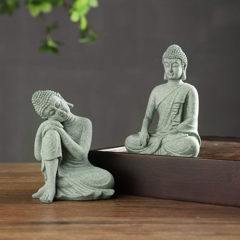 Patung Taman Buddha Dekorasi T - Home Decor Zen ulasan dan harga