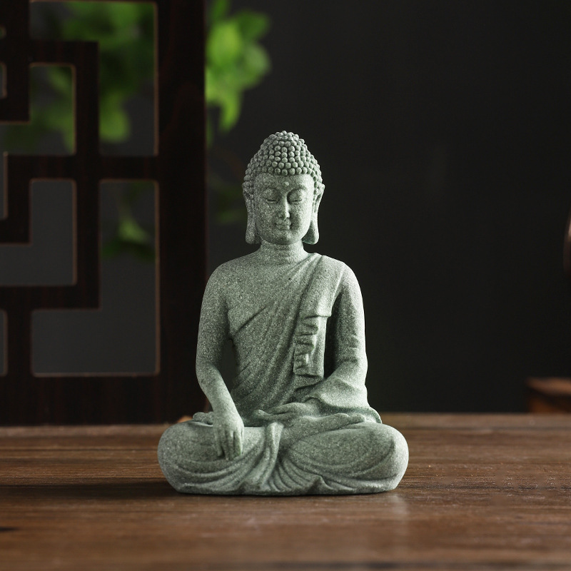 Patung Taman Buddha Dekorasi T - Home Decor Zen ulasan dan harga
