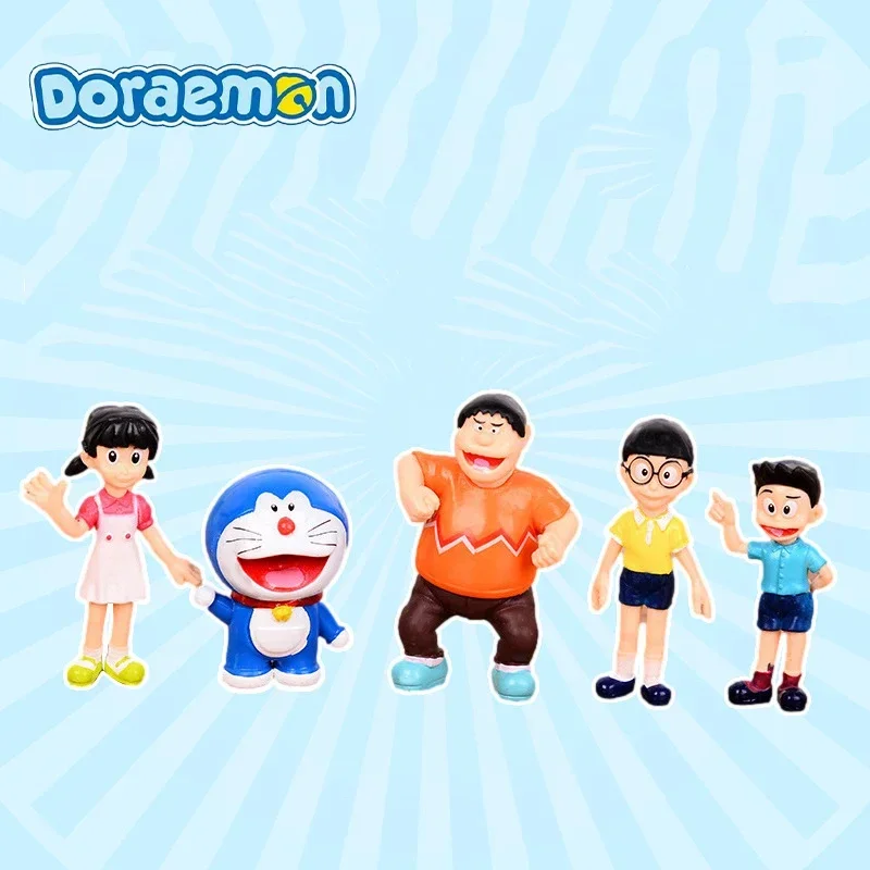 5pcs Doraemon Dekorasi Kue Rum - Home Decor Games ulasan dan harga