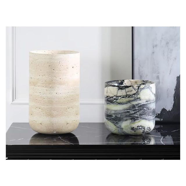Vas Marmer Alami Kustom, Dekor - Home Decor Flowers ulasan dan harga