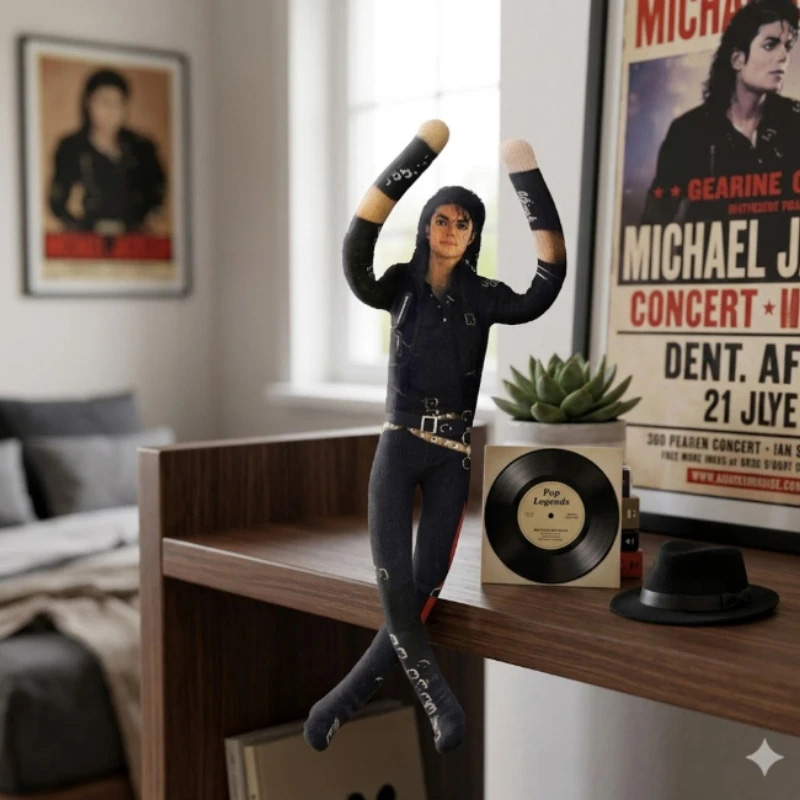 Boneka Plush Michael Jackson D - Home Decor Games ulasan dan harga