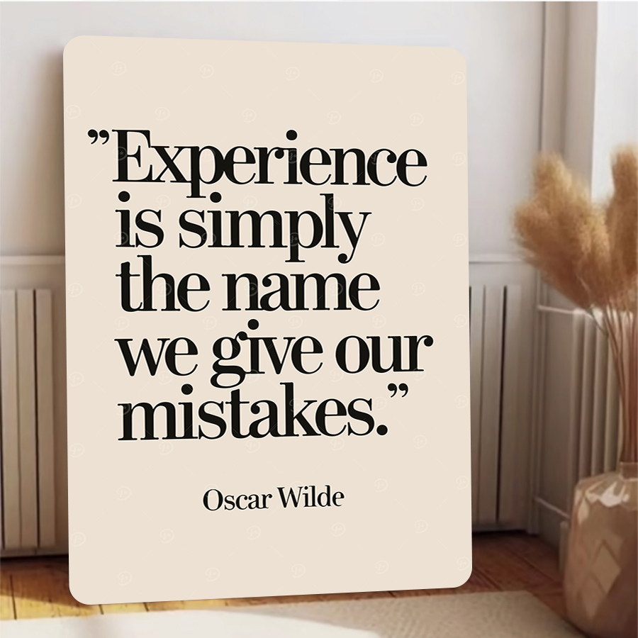 Oscar Wilde Kutipan Pengalaman - Home Decor Quotes Ideas ulasan dan harga