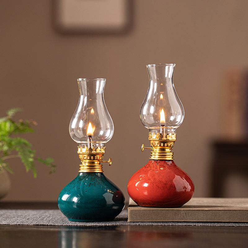Lampu Minyak Keramik Vintage M - Home Decor Zen ulasan dan harga