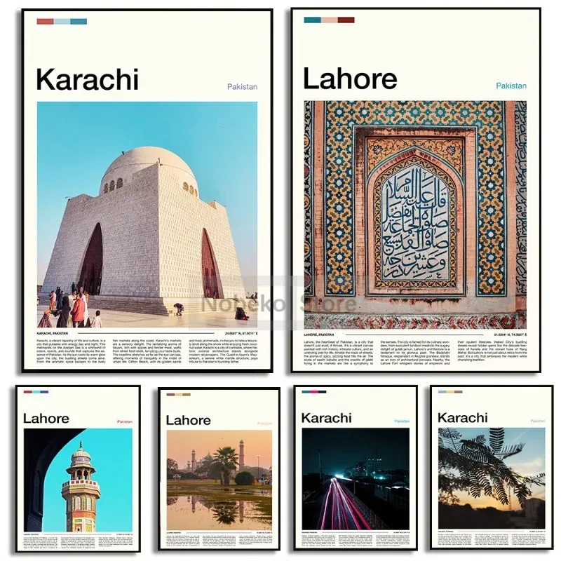 Lukisan Kanvas Gambar Seni Din - Home Decor Karachi ulasan dan harga
