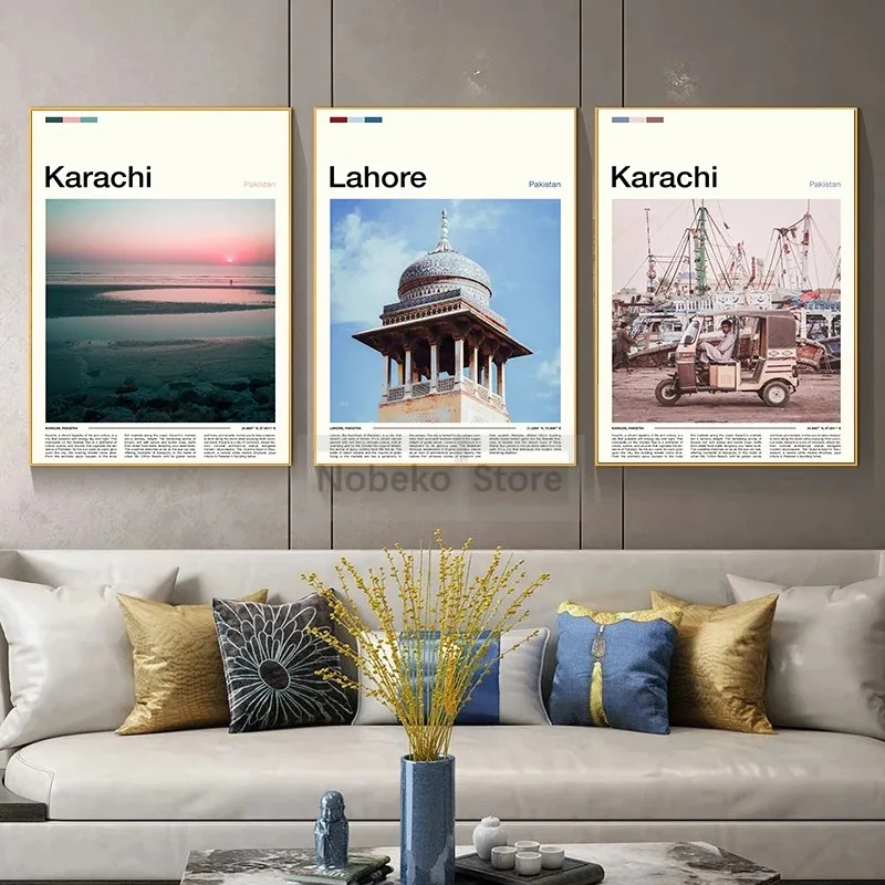 Lukisan Kanvas Gambar Seni Din - Home Decor Karachi ulasan dan harga