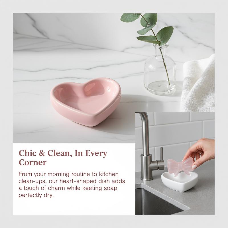 Tempat Sabun Keramik Bentuk Ha - Vanity Home Decor ulasan dan harga