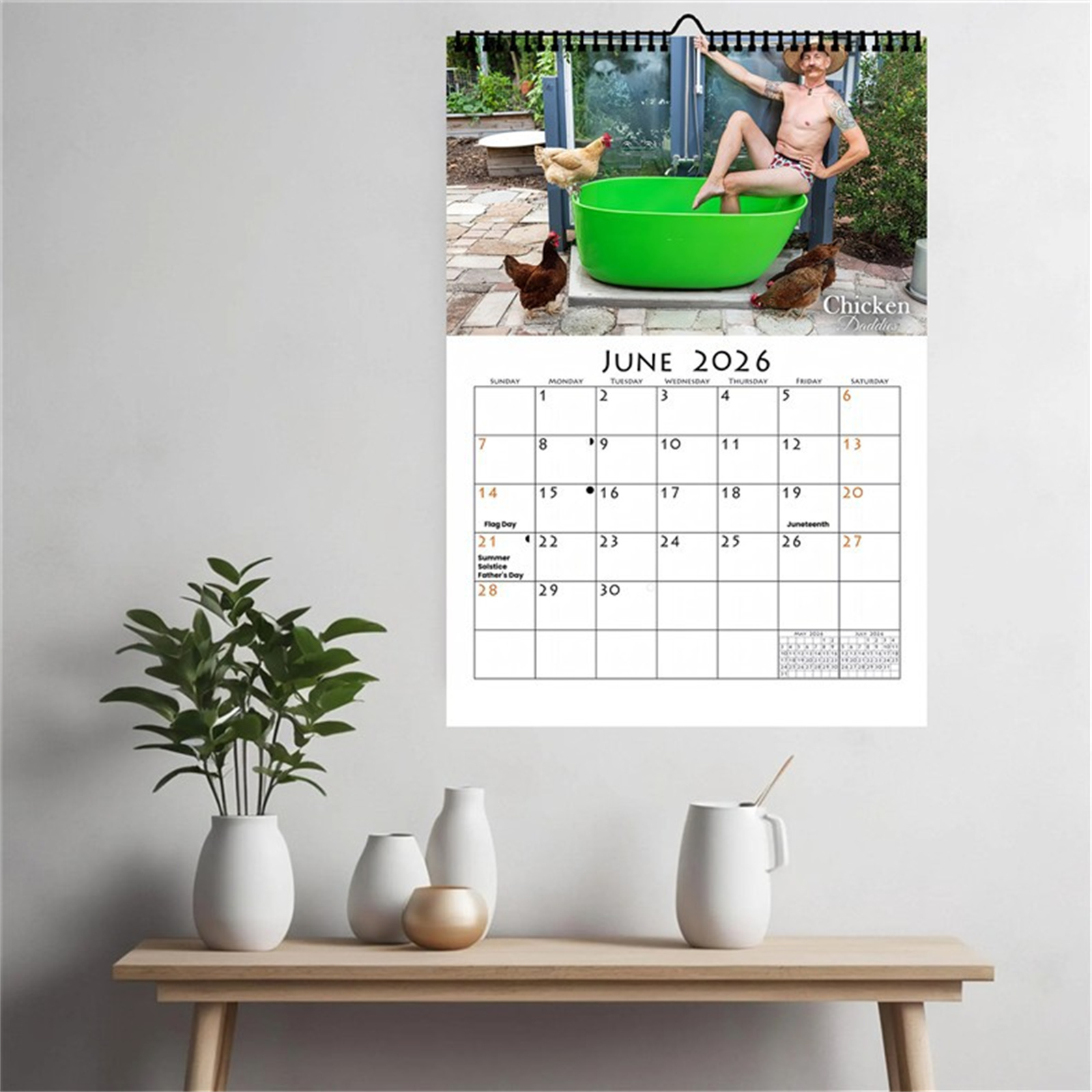 Kalender Dinding Ayah Ayam Luc - Home Decor Trends ulasan dan harga
