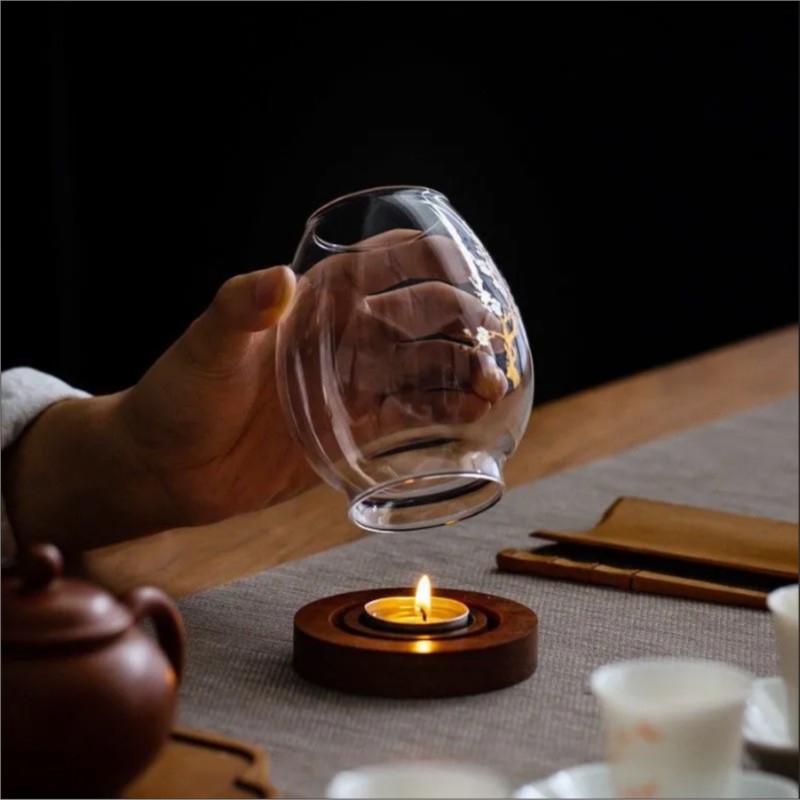Tempat Lilin Kaca Transparan G - Home Decor Zen ulasan dan harga