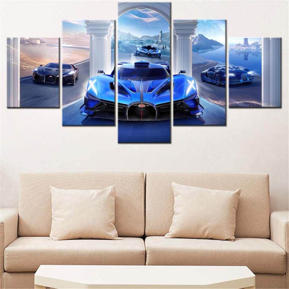 5 Buah Poster Seni Dinding Kan - Home Decor Mobile Game ulasan dan harga