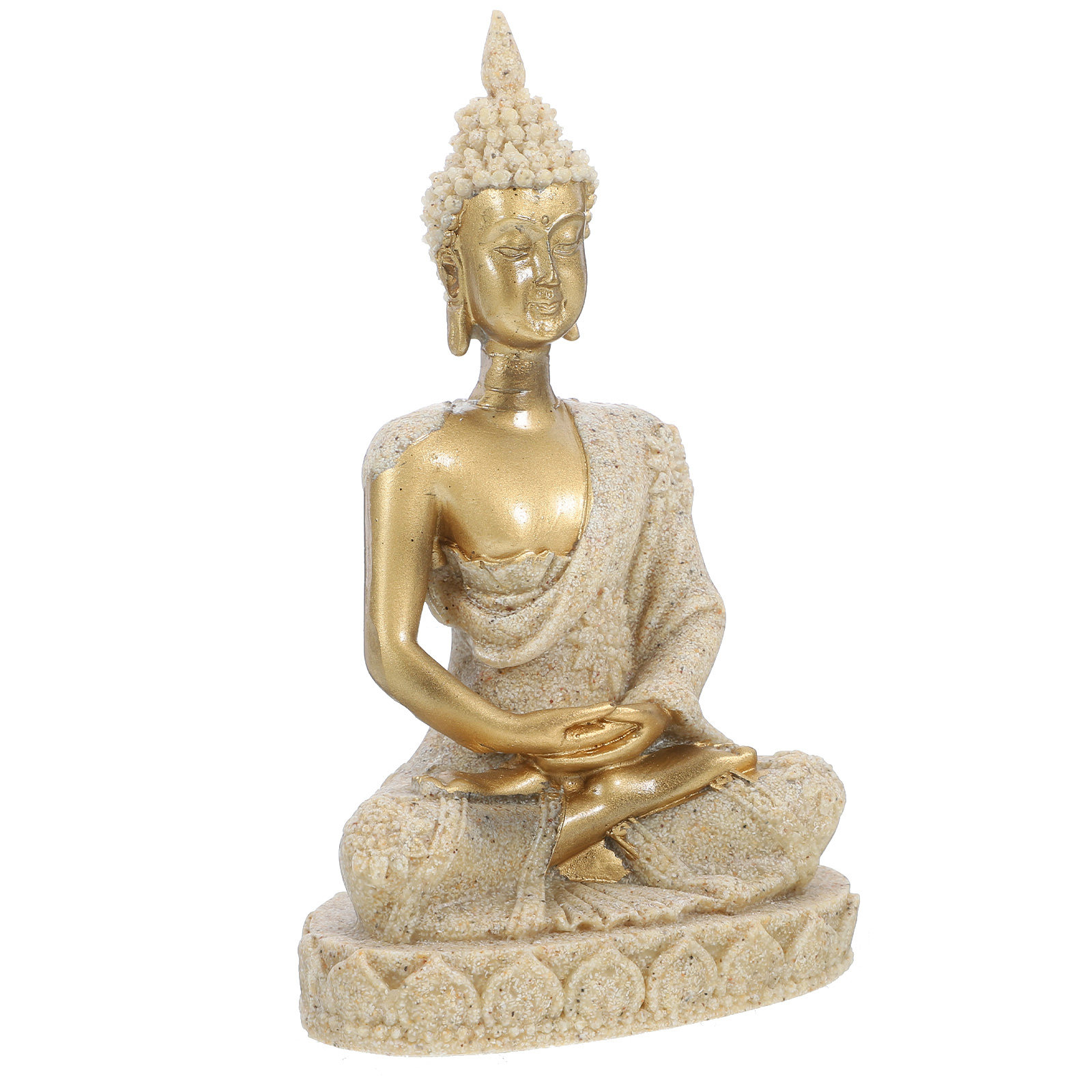 Patung Buddha Resin Retro Ukur - Home Decor Zen ulasan dan harga