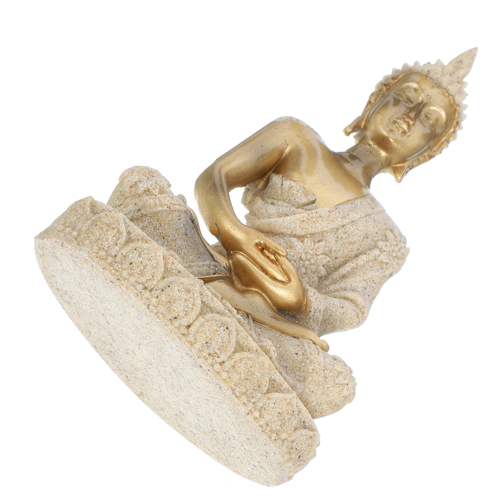 Patung Buddha Resin Retro Ukur - Home Decor Zen ulasan dan harga