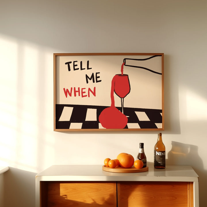 Poster Seni Dinding Kanvas Vin - Home Decor Trends ulasan dan harga