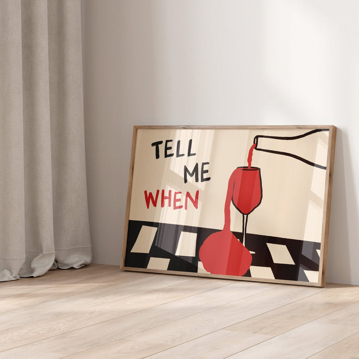 Poster Seni Dinding Kanvas Vin - Home Decor Trends ulasan dan harga