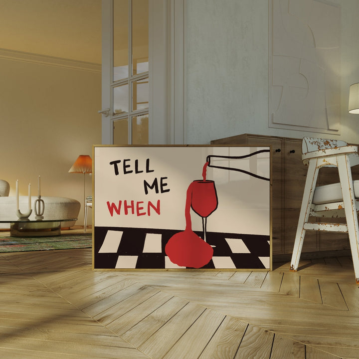 Poster Seni Dinding Kanvas Vin - Home Decor Trends ulasan dan harga