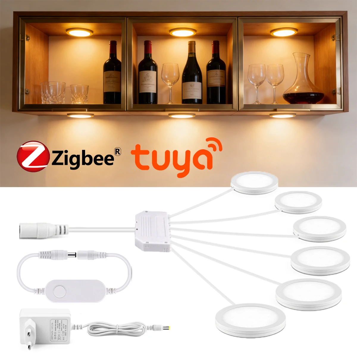 Lampu LED Kontrol Suara Zigbee - Home Decor App Free ulasan dan harga