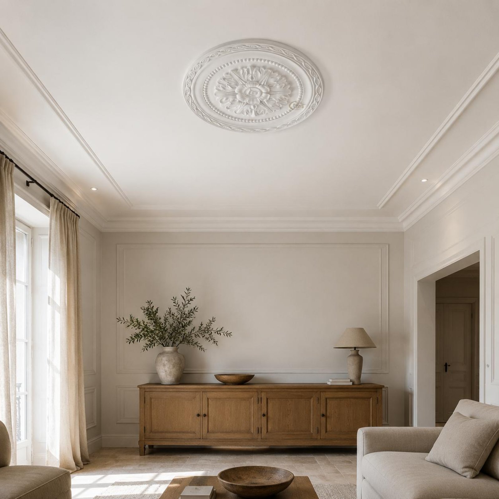 Medali Plafon Desain Eropa Med - Home Decor Living ulasan dan harga