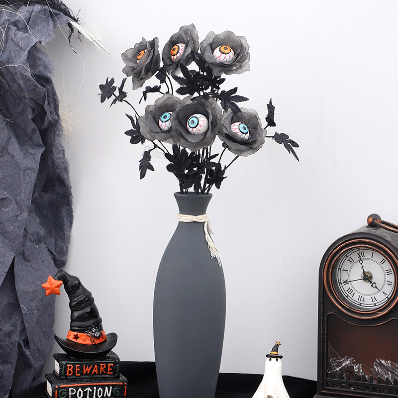 Bunga Mawar Horor Bunga Buatan - Home Decor Flowers ulasan dan harga