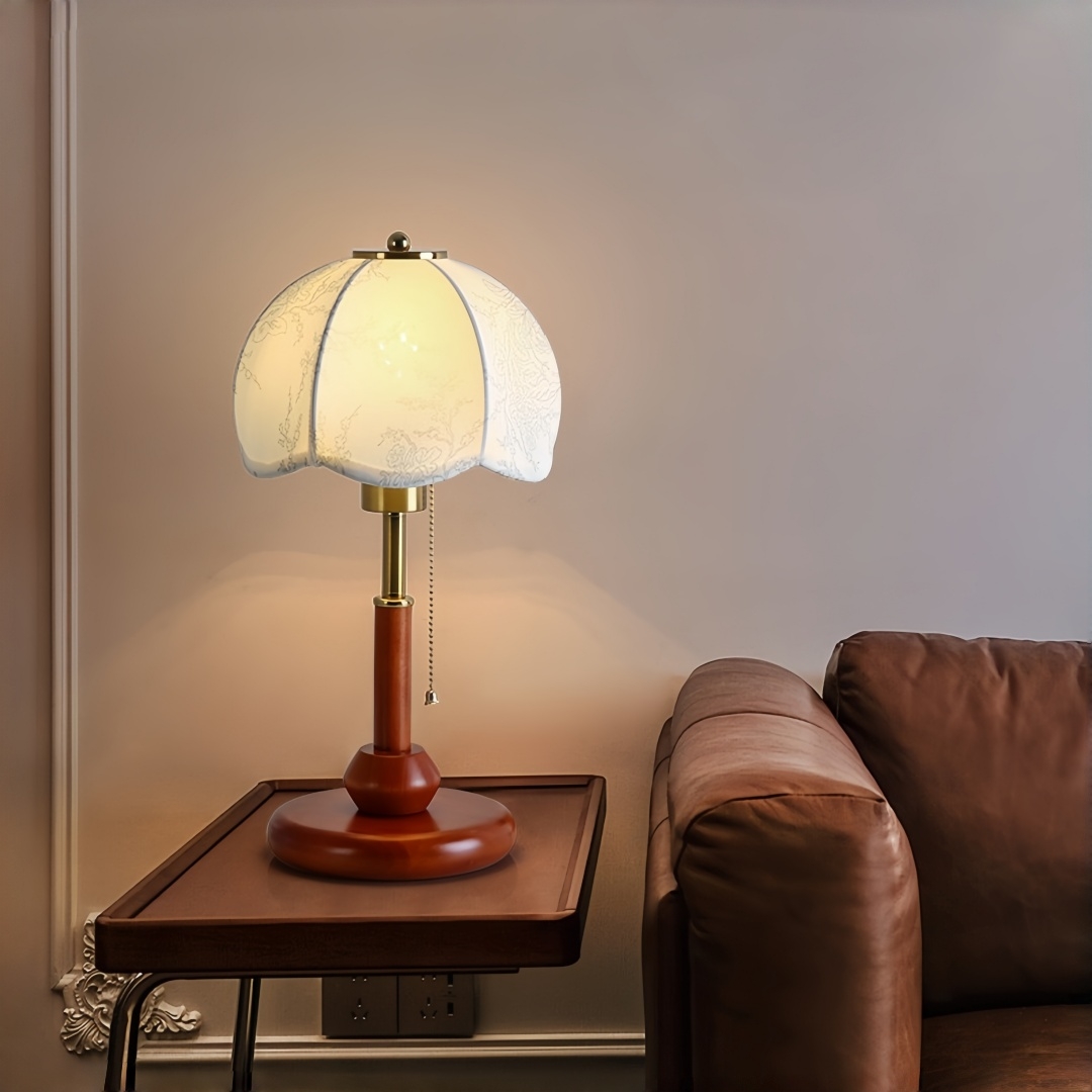 Lampu Meja Vintage Berbentuk K - Home Decor Fabric ulasan dan harga