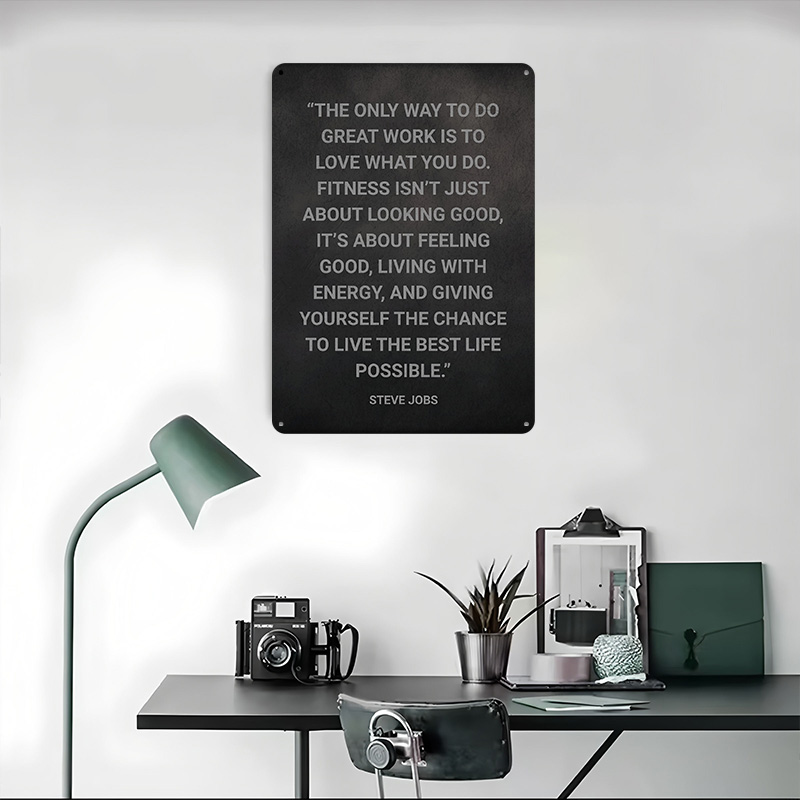 Poster Logam Kutipan Steve Job - Home Decor Jobs ulasan dan harga