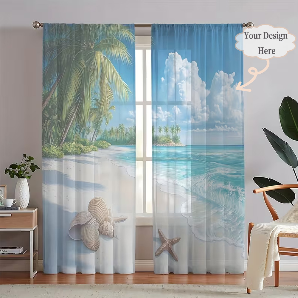 Gorden Tipis 2D Datar 2pcs Cus - Home Decor Fabric ulasan dan harga