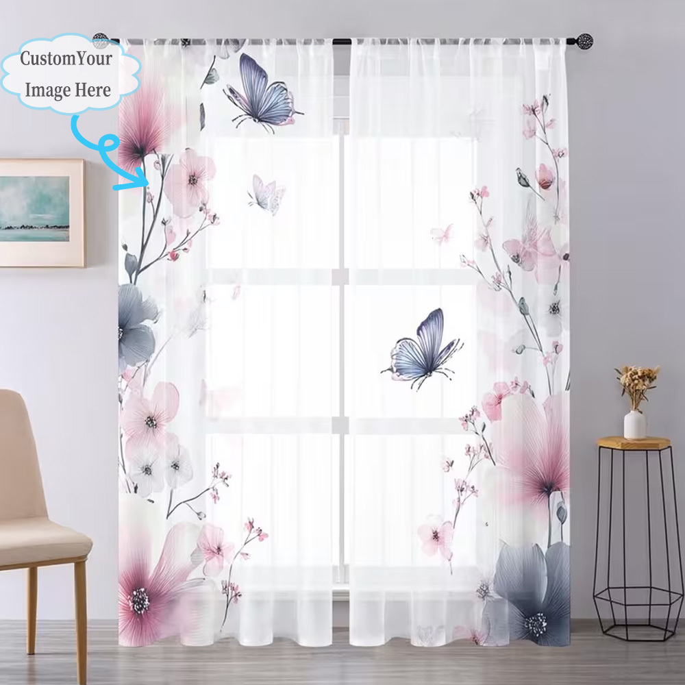 Gorden Tipis 2D Datar 2pcs Cus - Home Decor Fabric ulasan dan harga