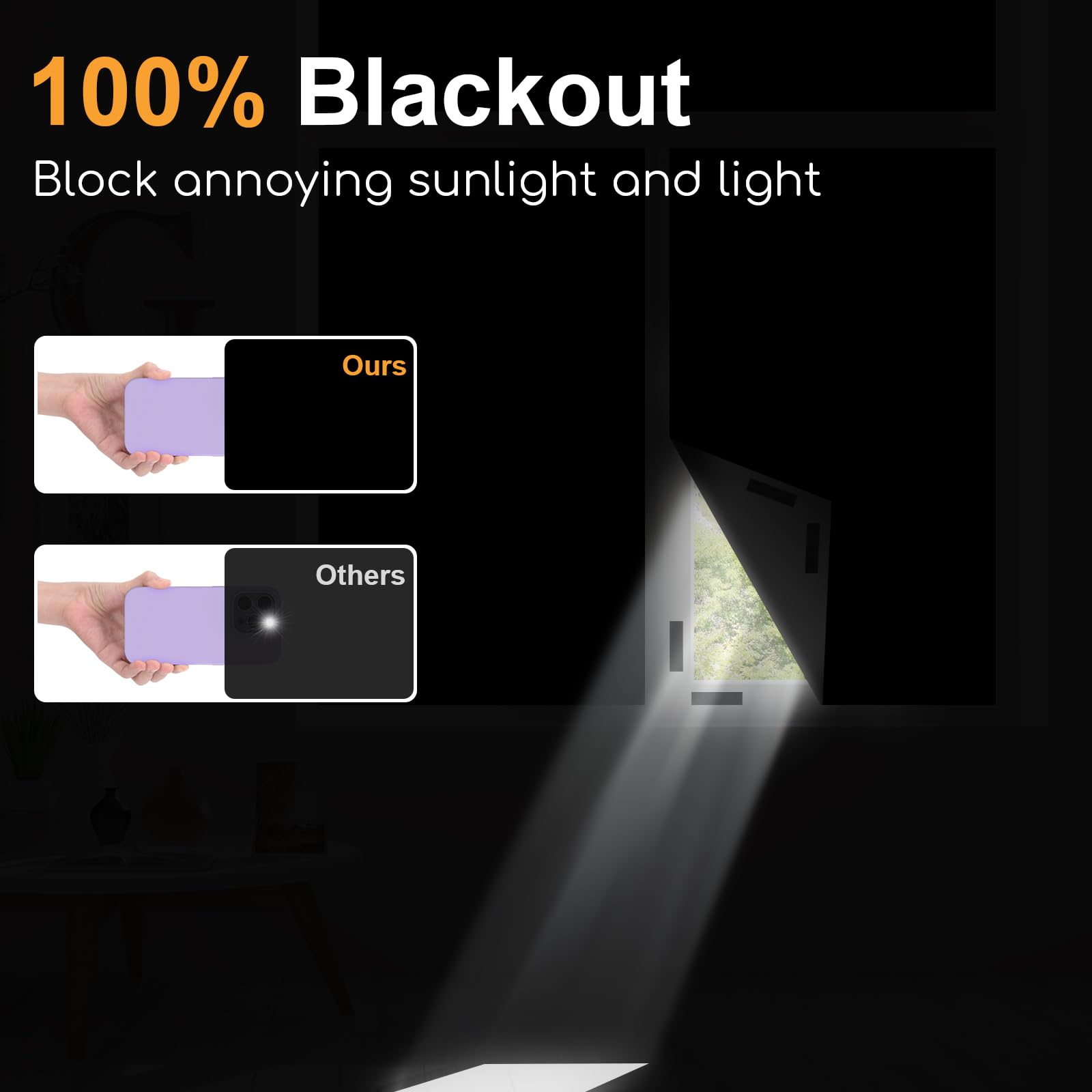 Tirai Blackout Tempel Sementar - Blackout Curtains ulasan dan harga