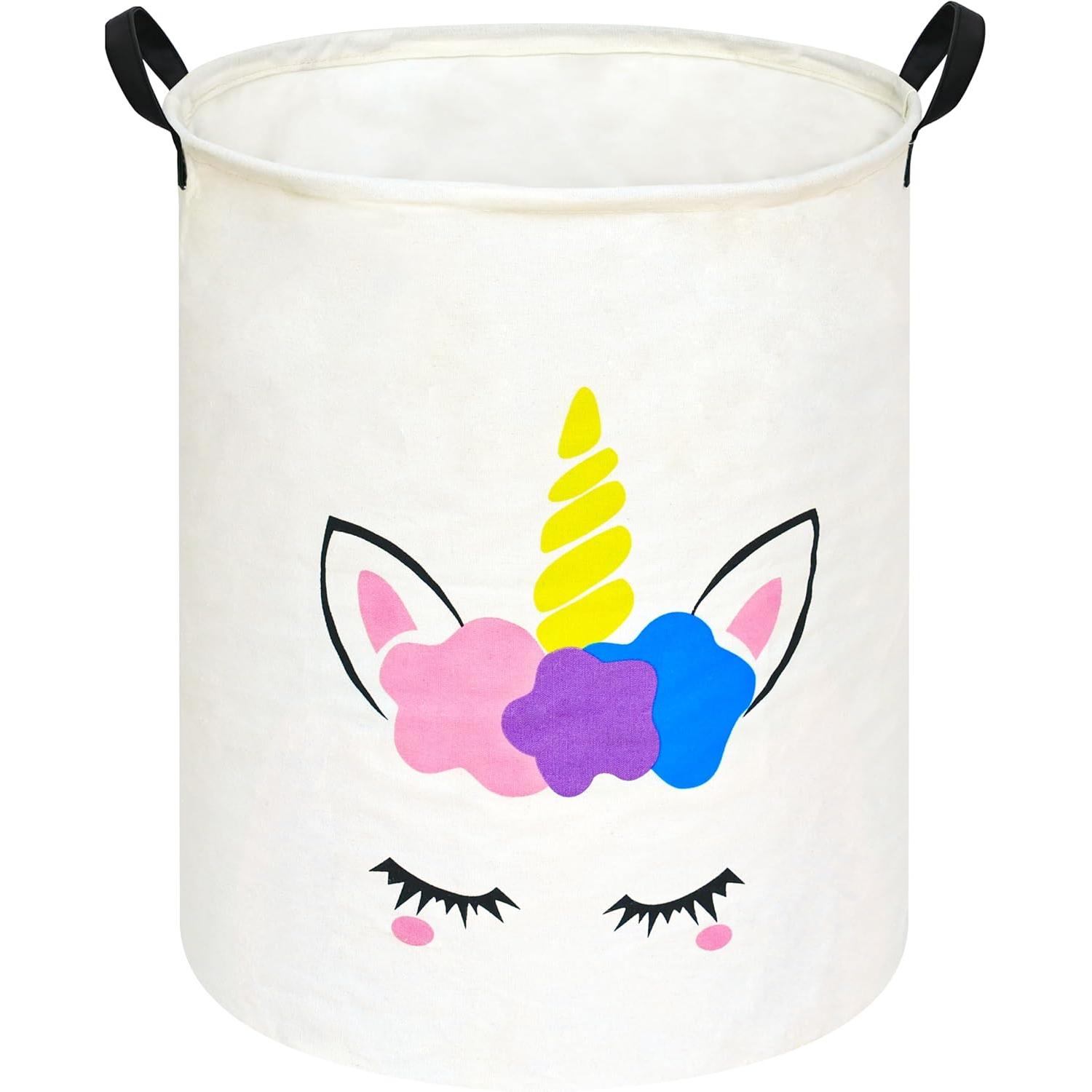 Keranjang Cucian Bulat Unicorn - Home Decor Hampers ulasan dan harga